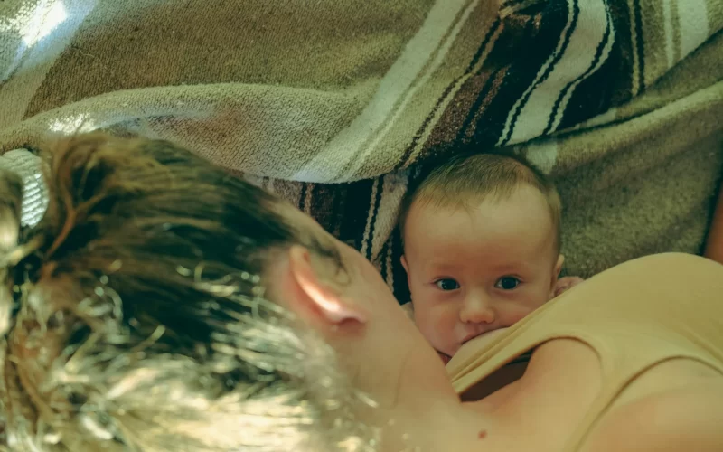 Woman breastfeeding