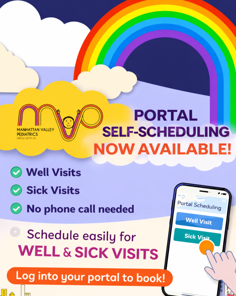 Portal Self-Scheduling - Manhattan Valley Pediatrics Instagram